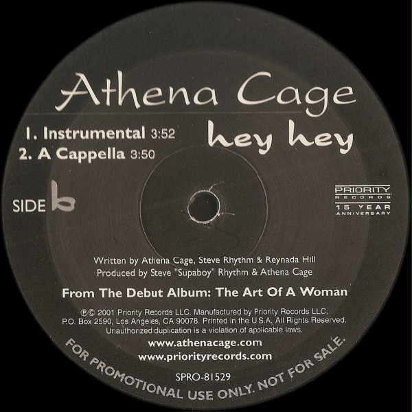 画像2: Athena Cage - Hey Hey (Doubled！)  12"X2