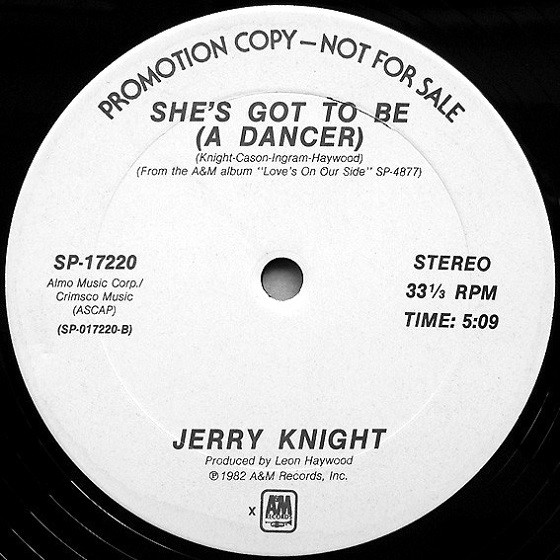 画像2: Jerry Knight - She's Got To Be (A Dancer) 12"